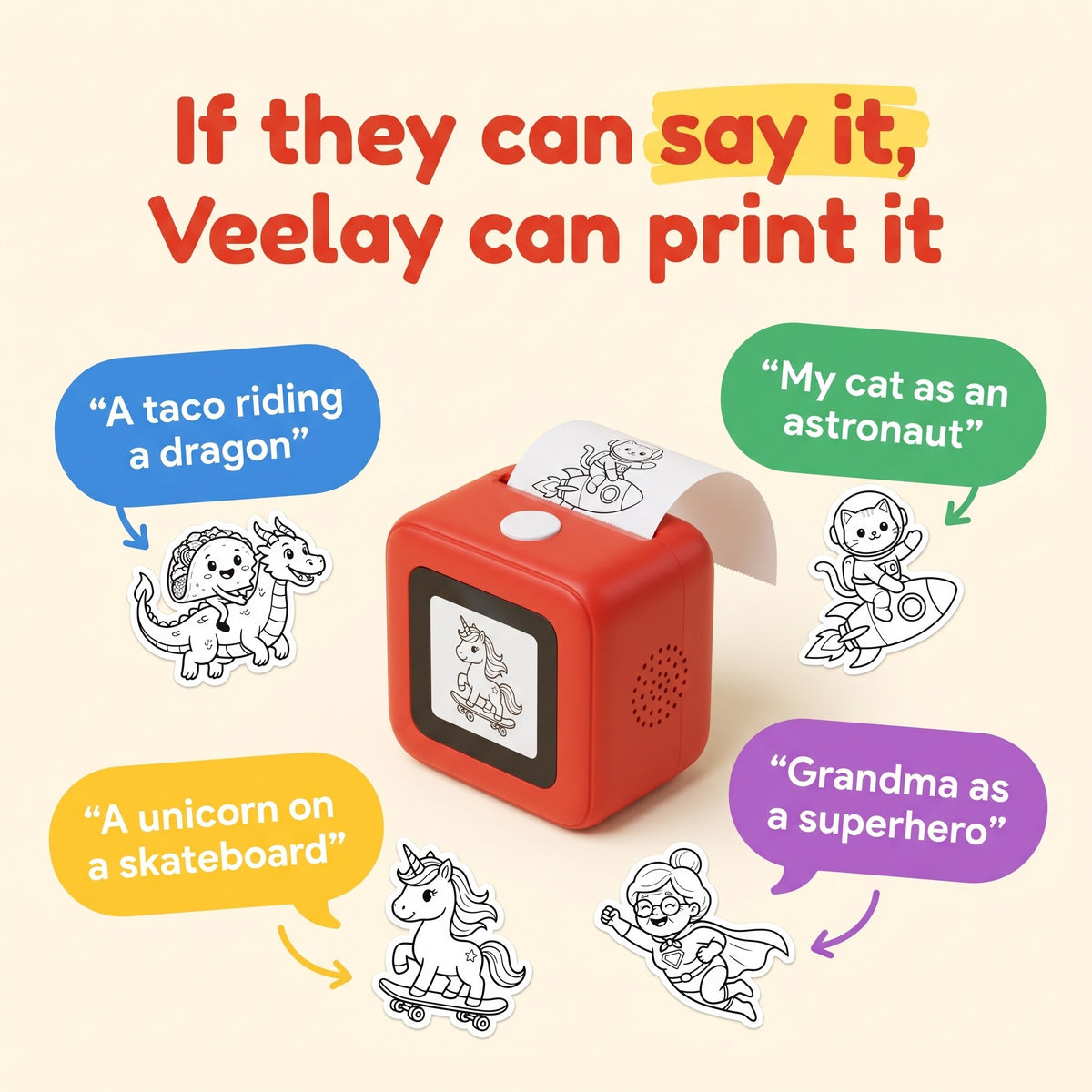 Any idea becomes a sticker